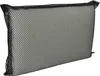 A white, rectangular object, likely a filter, enclosed in a black mesh bag is shown against a white background. Produktbild-Vorschau