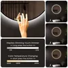 LoXa – Miroir de salle de bain rond Ilona avec LED 100 cm – Voir les images du produit 6