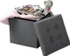 A storage ottoman with its lid open, revealing contents inside. Náhľad obrázku produktu