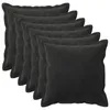 vidaXL, copridivano 6 pezzi, modello HOUTEN, colore nero, Anteprima dell’immagine prodotto 1
