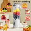 Tragbarer Mini-Mixer für Smoothies, 2400mAh, 600ml, 12 Produktbild-Vorschau 2