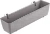 nabbi Plastový balkonový květináč DRL600PW 59 cm - mocca Náhled obrázku produktu 3