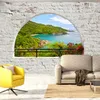 Selbstklebende Folie Fototapete - Emerald Island 392x280 cm Produktbild-Vorschau 2