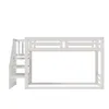 Flieks Lit superposé 90x200cm avec escalier, lit d'enfant Voir les images du produit 5