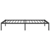 The Living Store Bettgestell Metall Schwarz 100x190 cm Produktbild-Vorschau 5