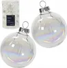 Weihnachtskugeln Glas 3,5cm 16 Stück - Klar irisierend Produktbild-Vorschau 3