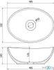 Lavabo MEXEN ELZA struttura oro 40 cm Anteprima dell’immagine prodotto 2