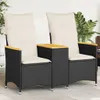 vidaXL Sofa ogrodowa 2-osobowa regulowana ze stolikiem z Podgląd zdjęcia produktu 8