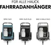 hauck Babysitz Baby Lounger 2 für Fahrradanhänger Grey Produktbild-Vorschau 3