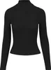 Urban Classics, dames, longsleeve met hoge hals, zwart - Productafbeelding-voorbeeld 6