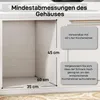 HOMCOM Abfallsammler Ausziehbar mit 2 x 20L herausnehmbaren Produktbild-Vorschau 6