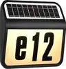 UISEBRT Solarhausnummer Hausnummer Solar Hausnummernleuchte Produktbild-Vorschau 1