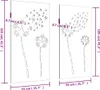 vidaXL Décoration murale de jardin en 2 parties 105x55 cm Voir les images du produit 7