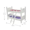 Olivia's Little World 18" Puppenetagenbett aus Holz - Produktbild-Vorschau 3
