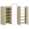 Schuhschrank Sonoma-Eiche 52x37,5x100 cm Holzwerkstoff Produktbild-Vorschau 7