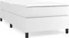 Maison Exclusive - Boxspringbettgestell Weiß 100x200 cm Produktbild-Vorschau 2