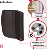 KOTARBAU® Zatrzask do drzwi balkonowych Ciemnobrazowy Podgląd zdjęcia produktu 4