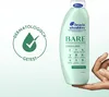 A bottle of Head & Shoulders shampoo is held by a hand, with a circular 'Dermatologisch Getest' (Dermatologically Tested) graphic on the left. Produktbild-Vorschau