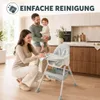 Baby Vivo Design 2in1 Kinderhochstuhl - Oscar Türkis Produktbild-Vorschau 5