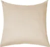 A plain, cream-colored pillowcase is shown against a white background. Produktbild-Vorschau