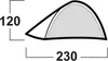 Husky Zelt Ultralight Sawaj 2 grün Produktbild-Vorschau 10