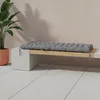 Relaxdays Bankauflage, 190x70 cm, gepolstert, gesteppt, mit Produktbild-Vorschau 2