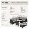 tectake® Ratanový lounge Barletta pro 6 až 8 osob, odolný Náhled obrázku produktu 5
