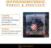 2x Warntafel Fahrradträger Rot Weiß Warnschild 50x50 cm 4x Produktbild-Vorschau 5