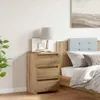 vidaXL Table de nuit Artisan-Chêne 40x35x62,5 cm Bois Voir les images du produit 2