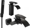 Mexen Aries R77 Badewannenset, Schwarz - 744803R77-70 Produktbild-Vorschau 1