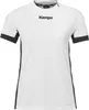 A white t-shirt with black accents and a black logo. Voir les images du produit