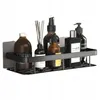 2er Set Duschregal Schwarz Matt selbstklebend Edelstahl Produktbild-Vorschau 2