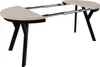 Esstisch ARI Rund 90-190 cm Ausziehbar Sandbeige Beige Produktbild-Vorschau 4