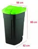 Curver 214125 poubelle 110 L plastique rectangulaire noir, Voir les images du produit 3
