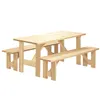 Kindergarnitur Holz ROBUSTO KID 118 cm Sitzgruppe Garten Produktbild-Vorschau 1