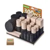 Filzgleiter 300 Stück Schwarz/Beige Mix selbstklebend für Produktbild-Vorschau 9