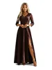 Numoco Abendkleid Amber Maxikleid Langes Kleid mit Spitze Produktbild-Vorschau 1