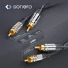 Câble RCA stéréo SONERO, 7,50 m, noir Voir les images du produit 3
