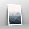 Poster - Poster ohne Rahmen - Berge Grafiken Buntstift - Produktbild-Vorschau 7