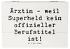 Mr. & Mrs. Panda Box Spruch Ärztin Superheld 22 x 15 cm - Produktbild-Vorschau 1