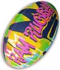 Graffiti Fun Design Squad Trainer Rugbyball - Größe 4 - Für Produktbild-Vorschau 1