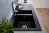 Einbauspüle Küchenspüle Spüle Granit Mineralite 100 x 50 Produktbild-Vorschau 5