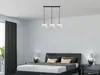 LUXOLAR Led Deckenleuchte, 3-flammig Hängelampe schwarz Produktbild-Vorschau 4