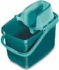 A teal and light teal mop bucket with a wringer. Anteprima dell’immagine prodotto