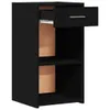 Nachttische 2 Stk. Schwarz 35x34x65 cm Holzwerkstoff Produktbild-Vorschau 5