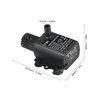 A black submersible water pump with dimensions indicated by measurement lines and text labels. Náhľad obrázku produktu