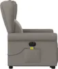 vidaXL Elektrischer Massagesessel mit Aufstehhilfe Taupe Produktbild-Vorschau 4