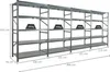 Fachbodenregal PROXIMO mit  Stecksystem | Komplettregal | Produktbild-Vorschau 2