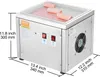 A stainless steel ice cream roll maker with dimensions indicated. Anteprima dell’immagine prodotto
