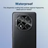 Close-up of a smartphone camera lens protector with water droplets on it, against a gradient background. Produktbild-Vorschau
